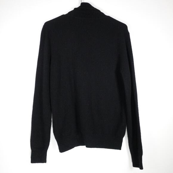 Fair Condition Quince Men’s Turtleneck Sweater Black Mongolian Cashmere Small - Picture 8 of 8